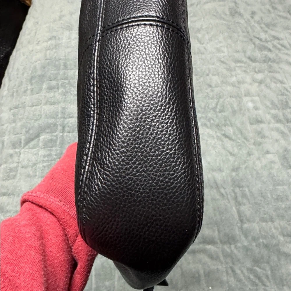 Brighton Black Leather Boho Purse, Great Condition, Crossbody, Shoulder, Wallet